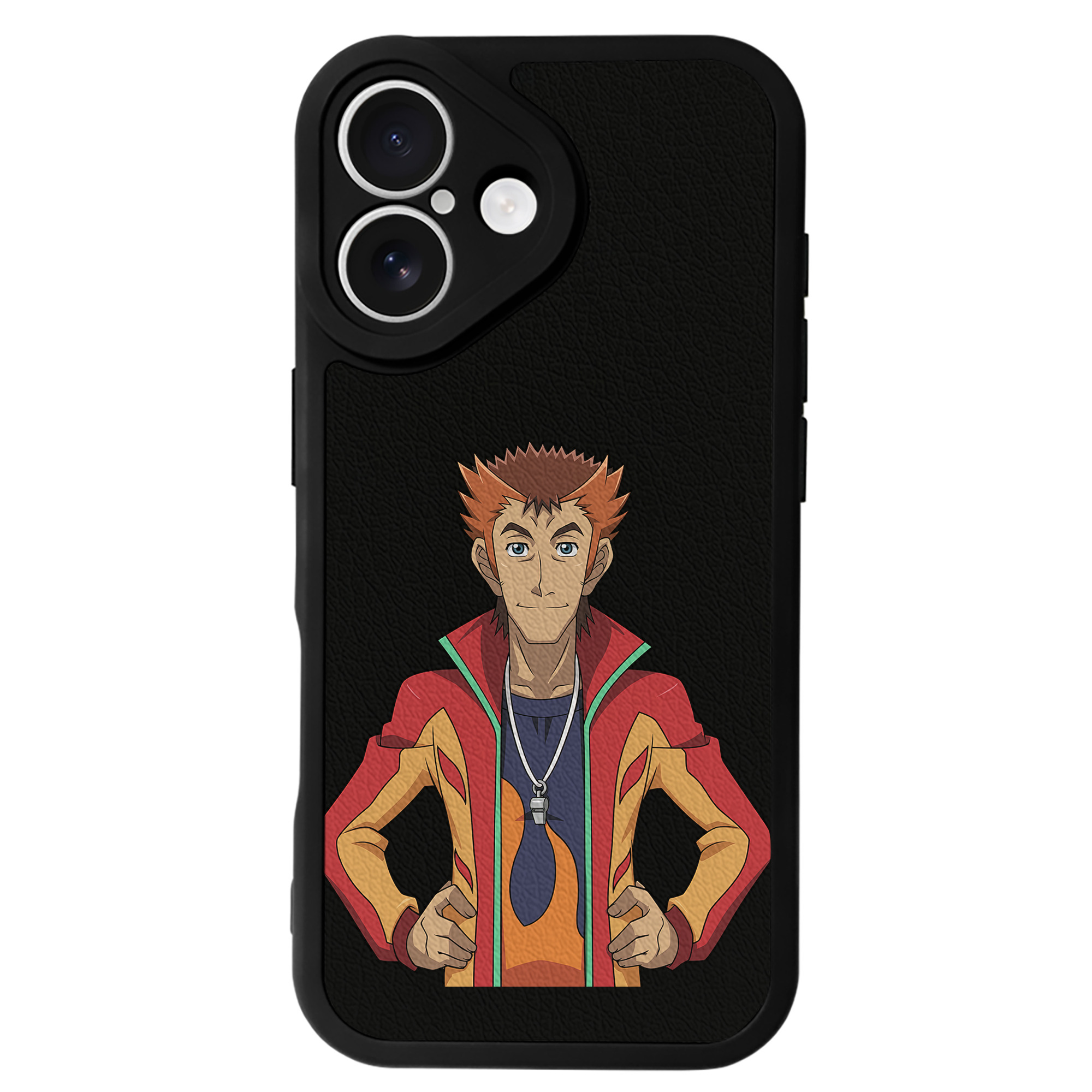 遊☆戯☆王 Yu-Gi-Oh! 【iPhone 16シリーズ対応】シリコンスマホケース（レザー調） 材質：シリコン